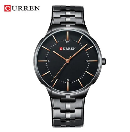 CURREN MENS'S  ULTRA-THIN STEEL